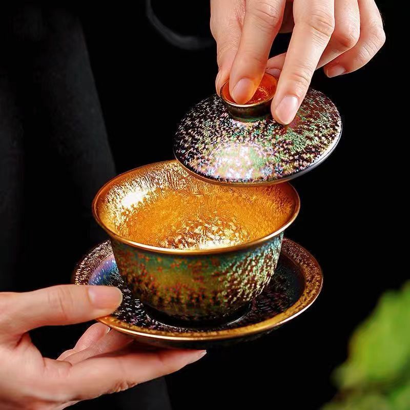 Handmade 24K Gilt Tea Set