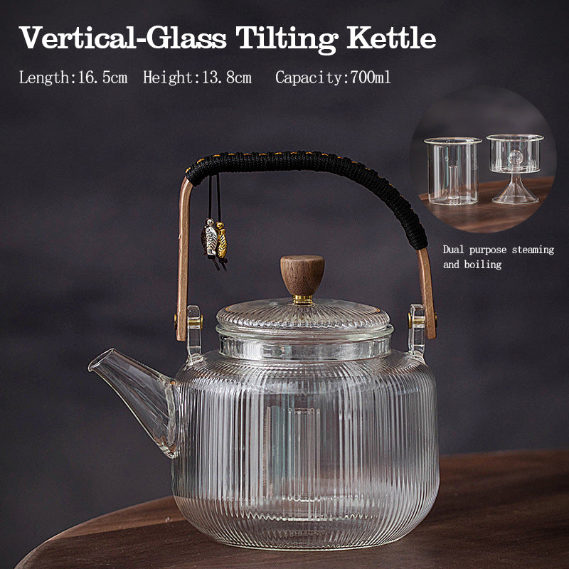Kettle Glass Tea Stove Set