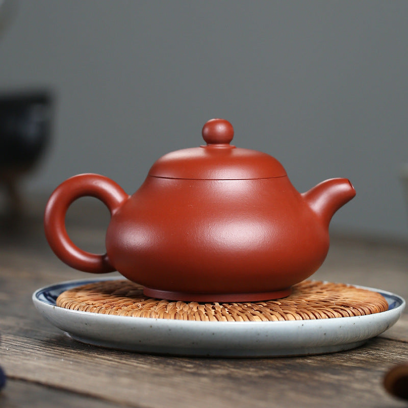 Vermilion Clay Jade Milk Teapot