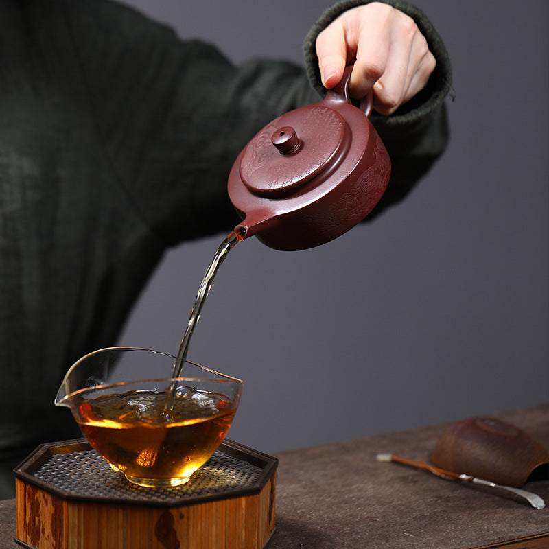 Ming-style  Purple clay teapot