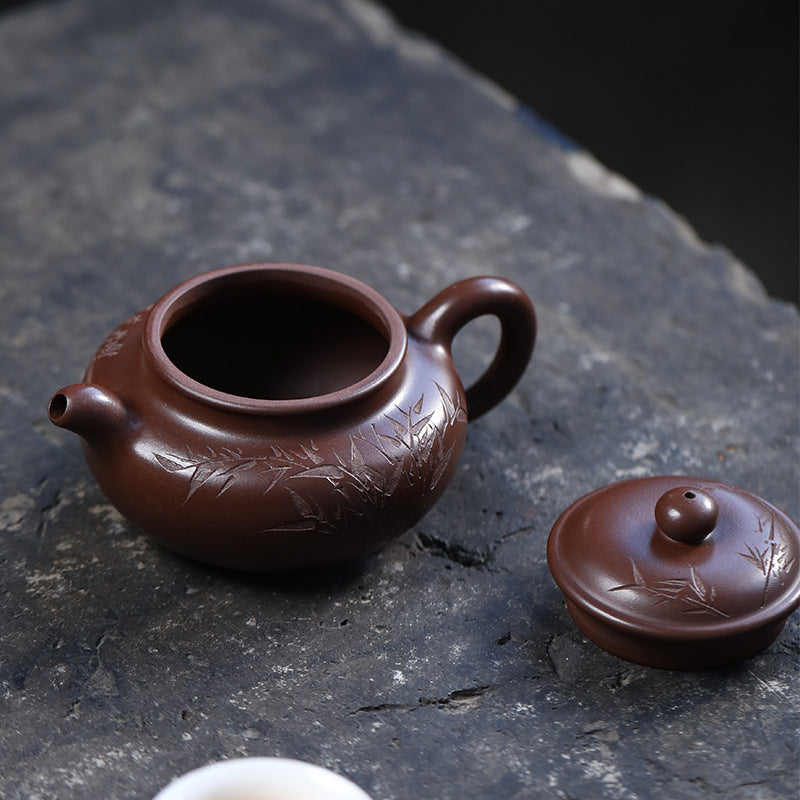 Bamboo leaves pots