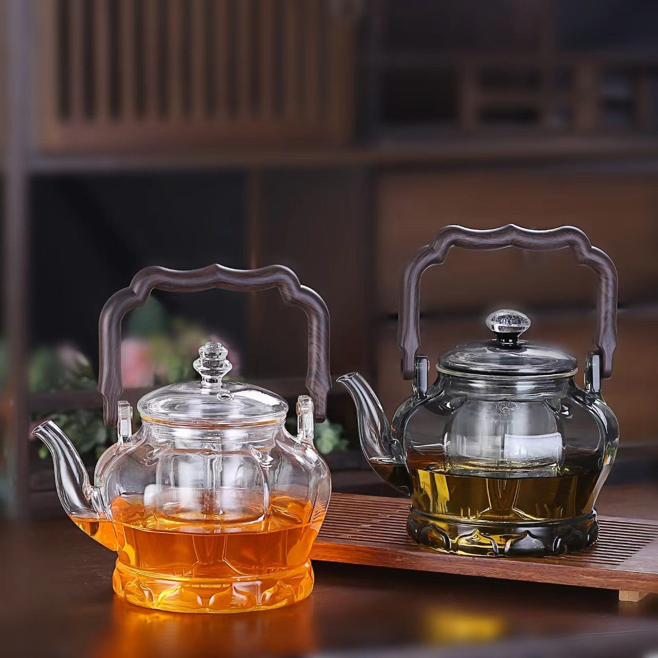 Green Lotus Beam Teapot