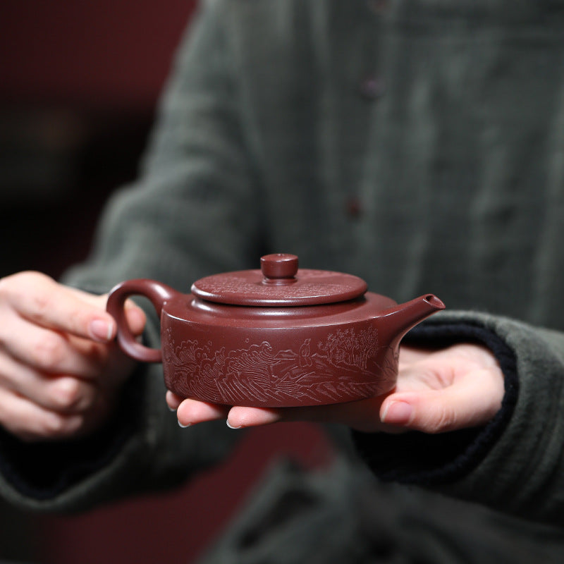 Ming-style  Purple clay teapot