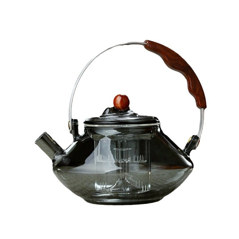 Tea pot with a handle