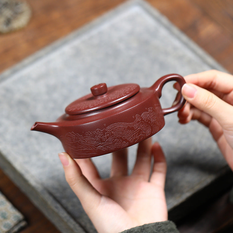 Ming-style  Purple clay teapot