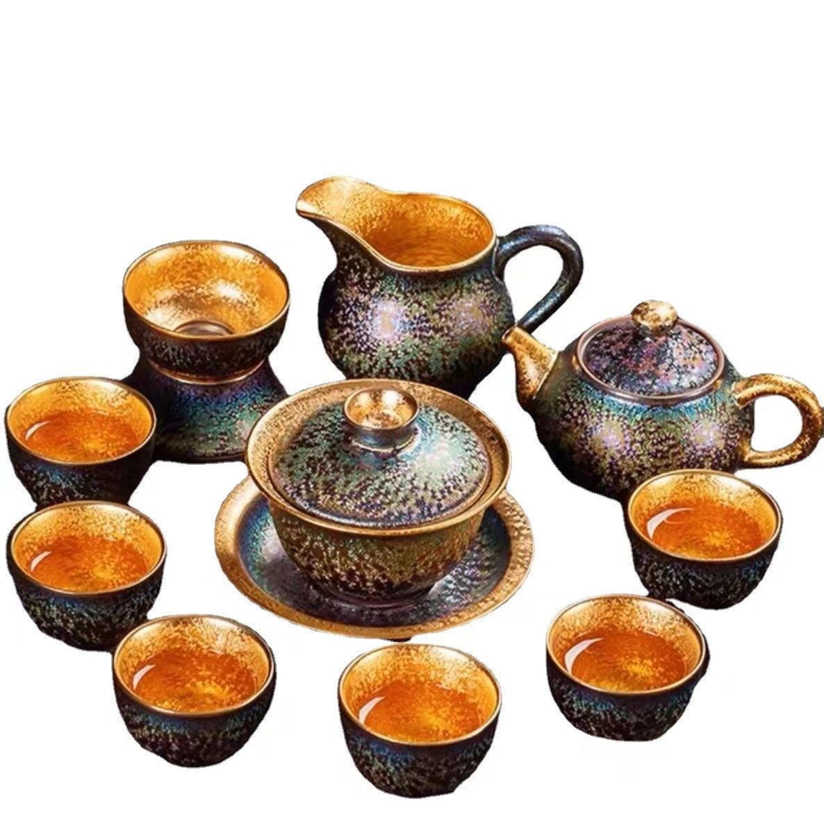 Handmade 24K Gilt Tea Set