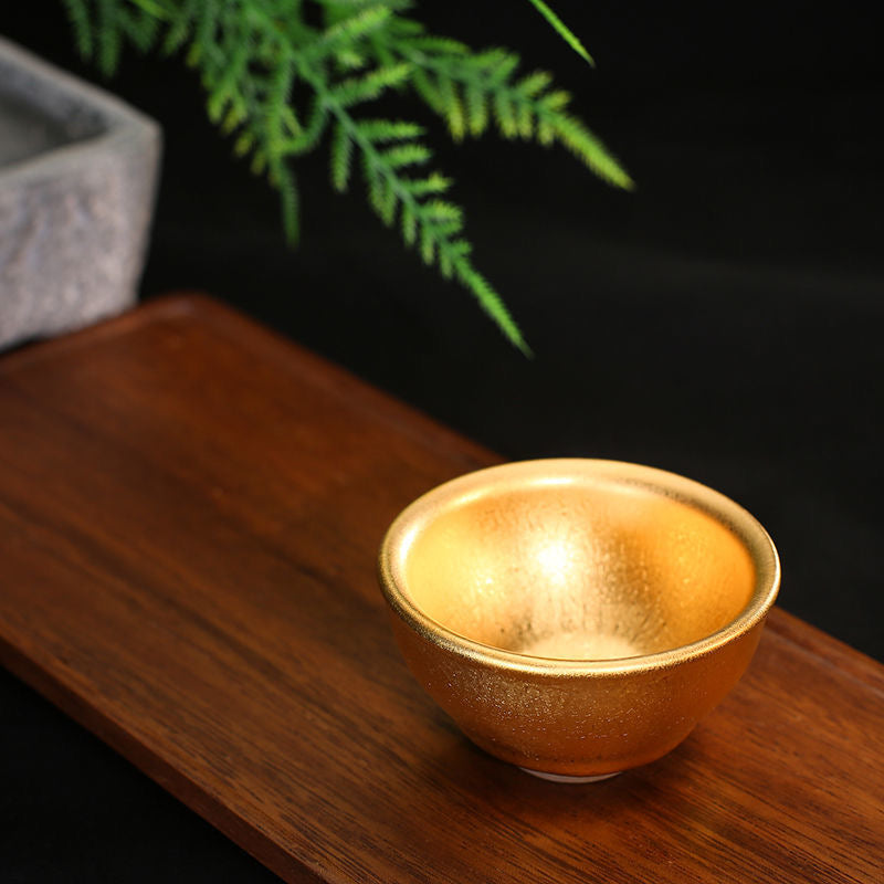 Golden Oil-drop Tea Cup